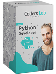 kurs Python Developer w CodersLab pudełko