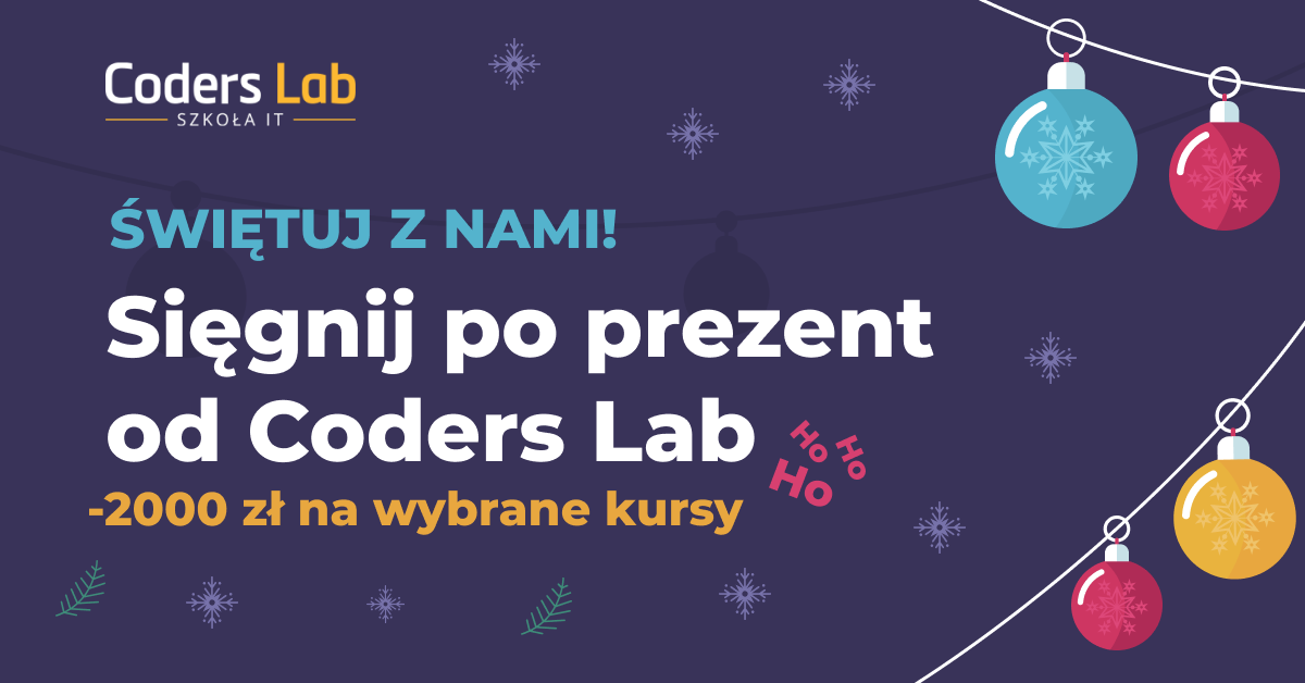Promocja świąteczna w Coders Lab